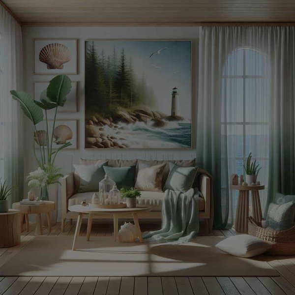 How to Choose the Perfect Palette for a Serene Coastal Themed Living Room?