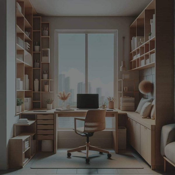 What Are the Practical Steps for Setting Up a Work-from-Home Station in a Studio Apartment?