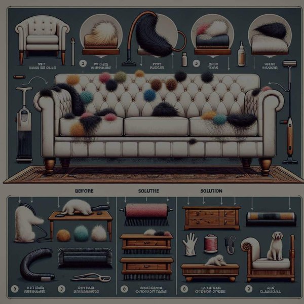 What's the Best Way to Remove Pet Hair from Different Types of Furniture?