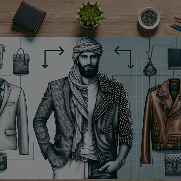 How to Find the Right Balance with a Studded Leather Jacket for Creative Office Environments?